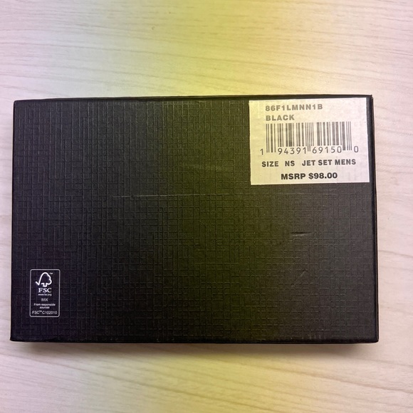 Michael  Black Leather Logo Wallet With Bill Clip Brand New in Box Original $98 - Picture 4 of 6
